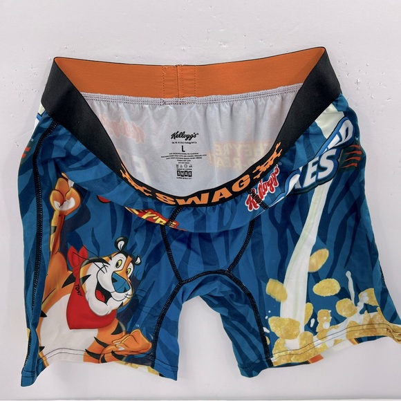 SWAG, KELLOG’S FROSTED FLAKES MEN’S BOXER BRIEFS, 92% MICROPOLYESTER 8% ELASTANE - Picture 4 of 11